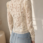 Suave Chic Lace High Neck Top