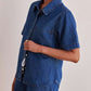 Vintage Denim Shorts Co ord Set