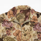 Vintage Floral Lapel Zipper Coat