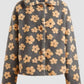 Winter Fashion Floral Lapel Button Up Coat