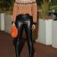 Winter Fashion Polo Neck Knit Camel Sweater