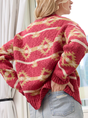 Winter Style Tribal Pattern Sweater