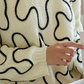 Winter Wear Braided White Swetaer Top