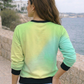 Hotselling Subtle Shades Of Green Gradient Print Multicoloured Sweatshirt