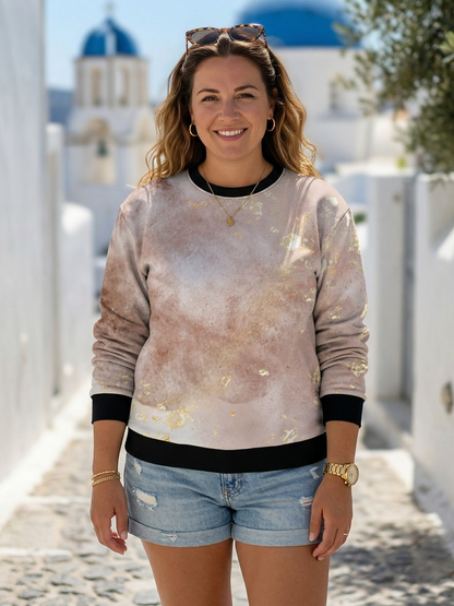 Sun Kissed Neutrals Print Sweatshirt