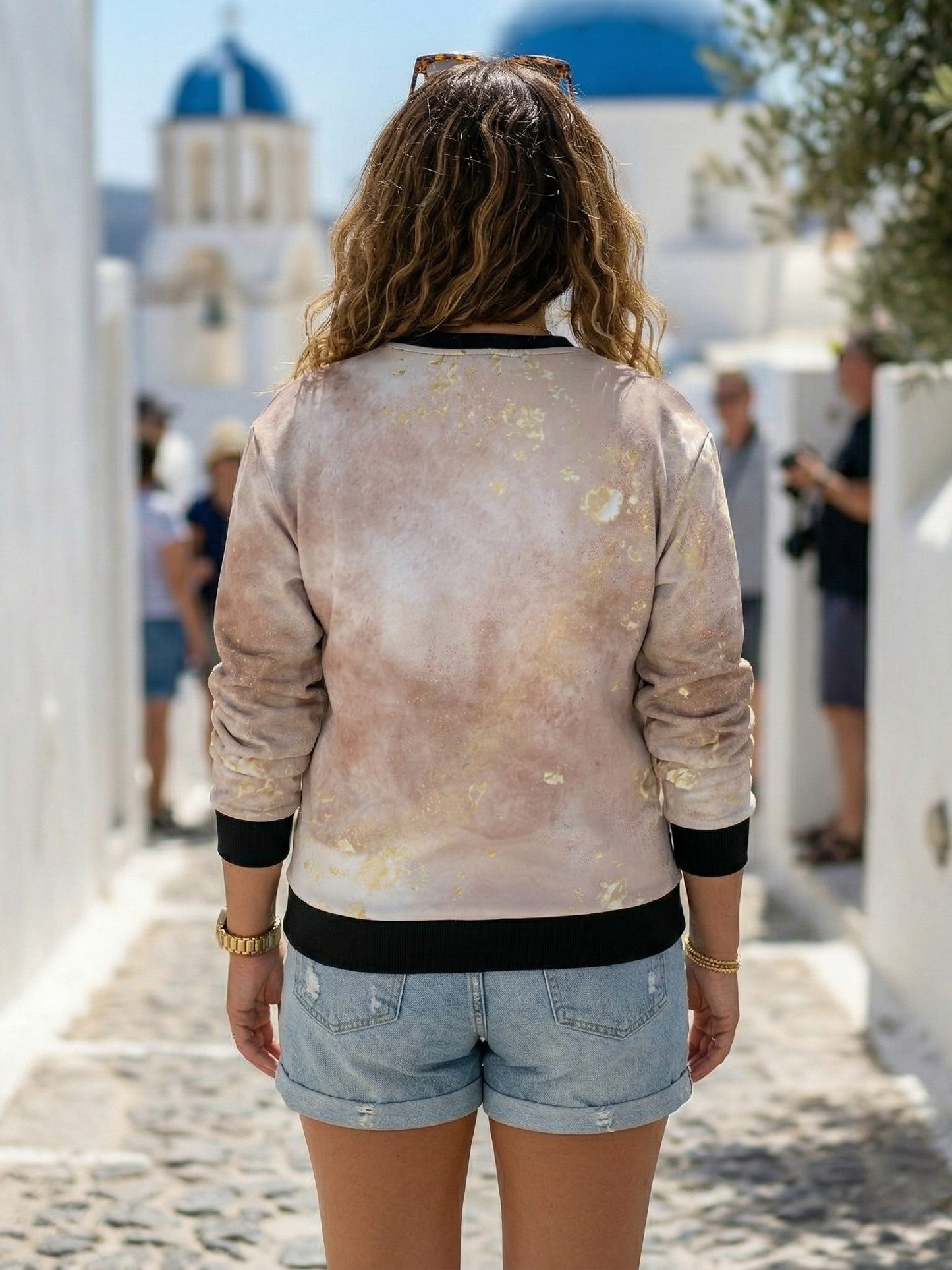 Sun Kissed Neutrals Print Sweatshirt
