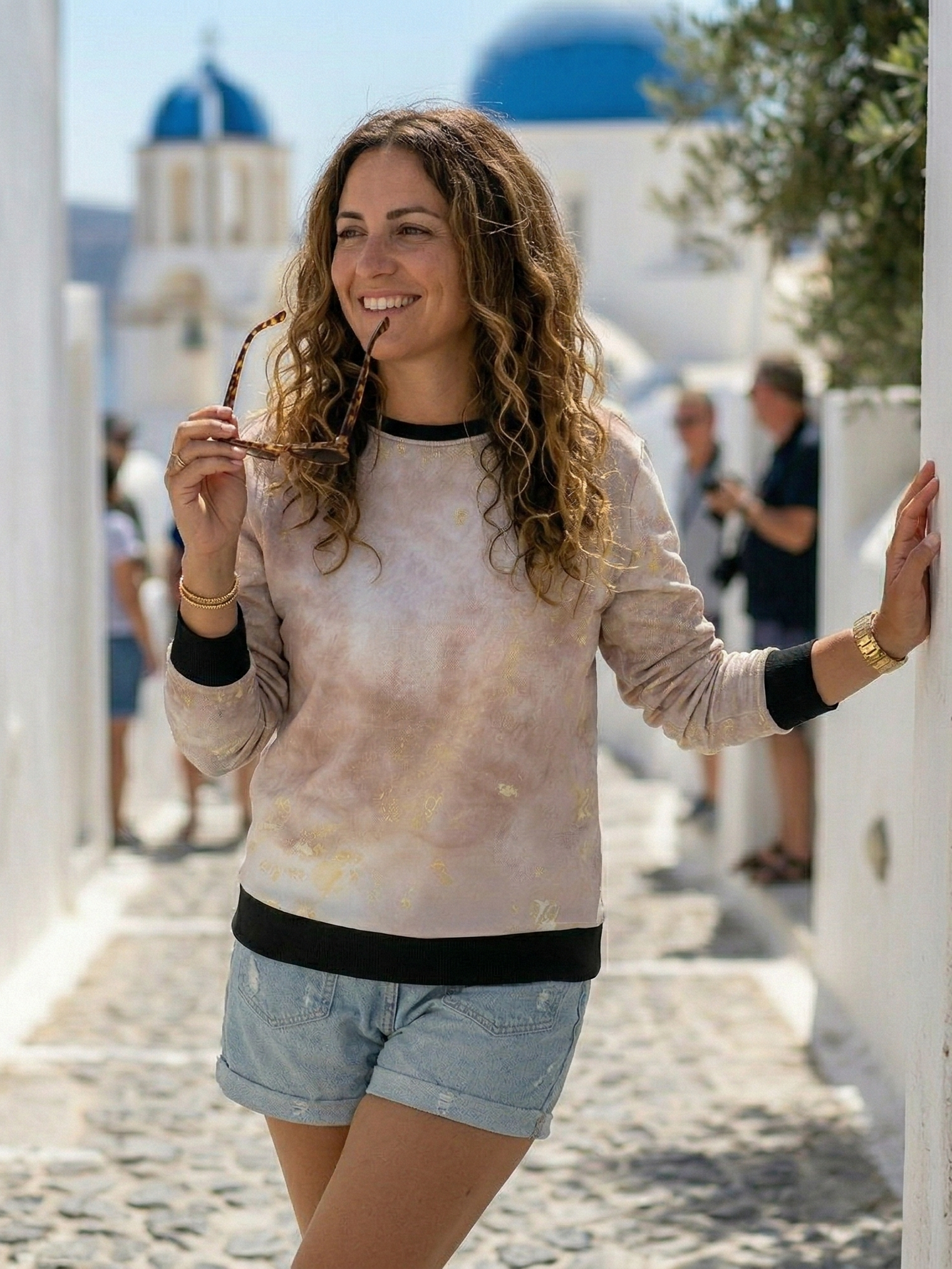 Sun Kissed Neutrals Print Sweatshirt