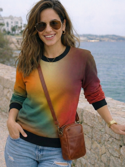 Hotselling Sundowner Gradient Print Multicoloured Sweatshirt