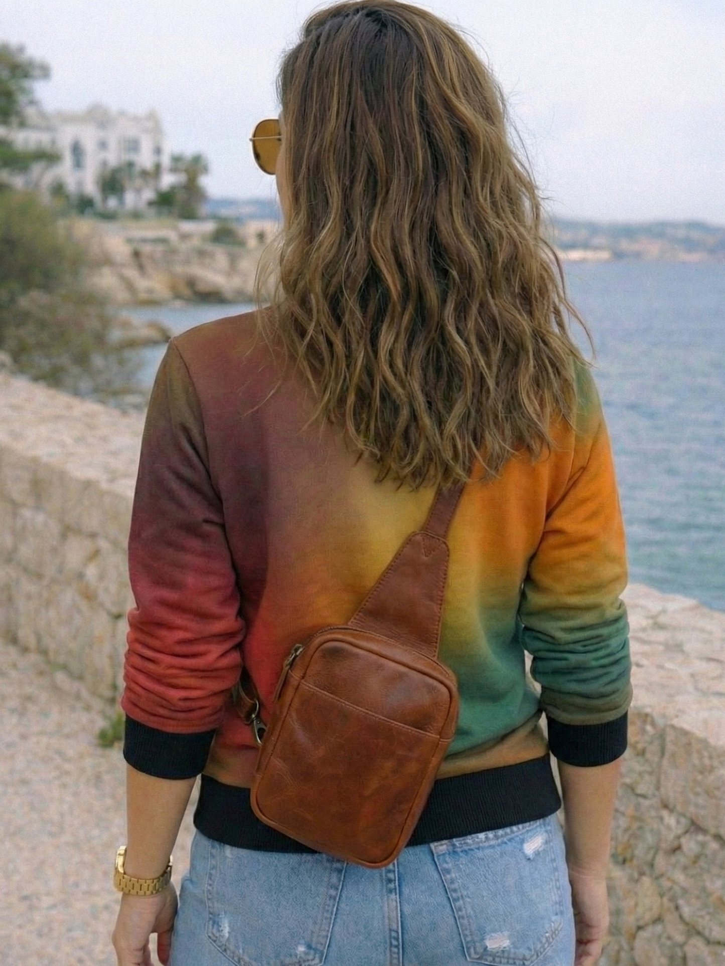 Hotselling Sundowner Gradient Print Multicoloured Sweatshirt