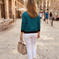 Timeless Teal Blue Solid Sweatshirt