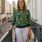 Van Gough Inspired Swirl Print Multicoloured Sweatshirt