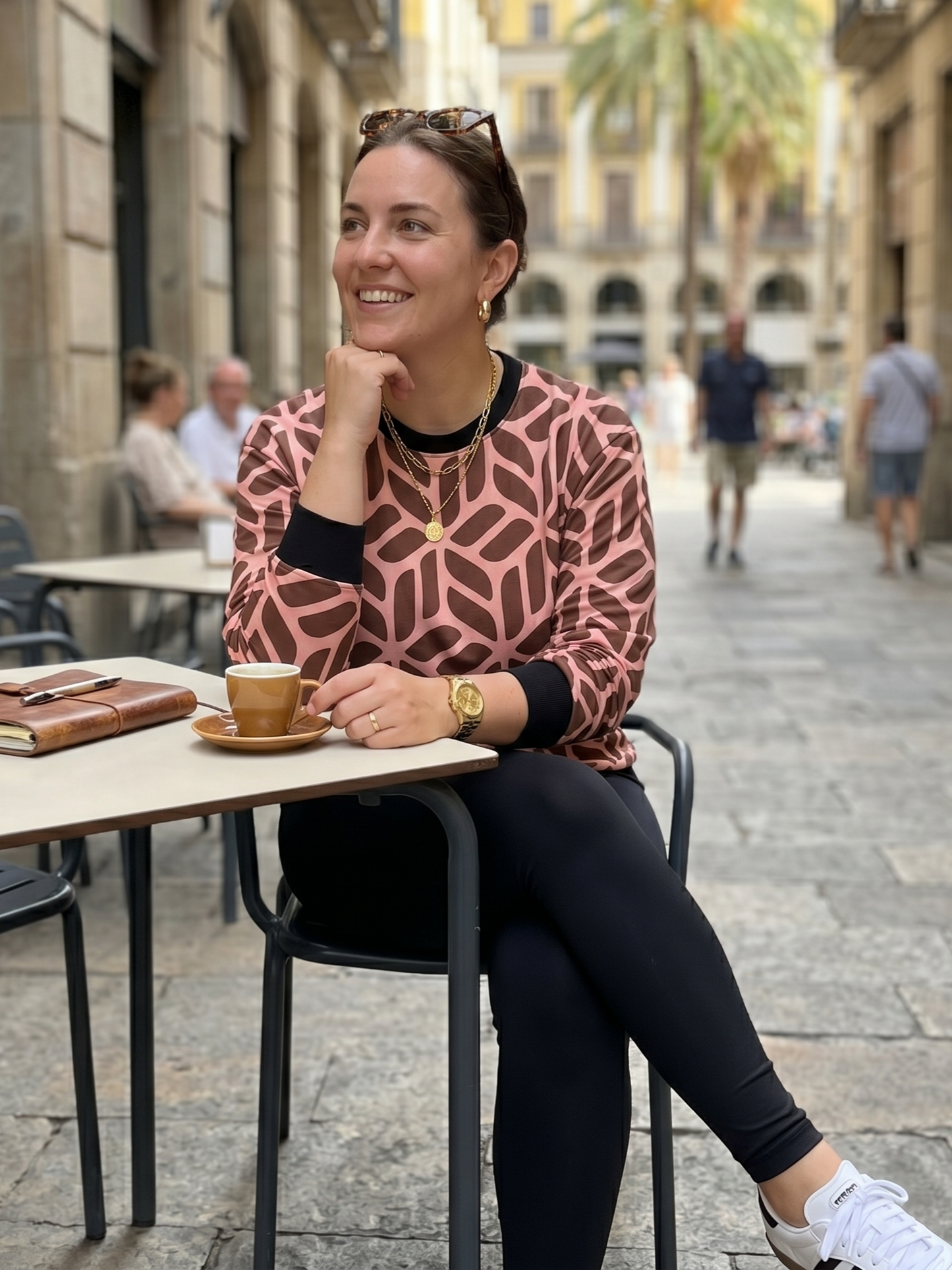 Beautiful Geometric Print Sweatshirt