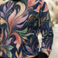 Soothing Nature Inspired Print Multi Colour Sweatshirt