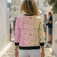 Whimsical Doodle Wonderland Print Sweatshirt