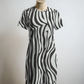 Stylish Comfort Wear Zebra Print T Shirt Dress