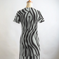 Stylish Comfort Wear Zebra Print T Shirt Dress