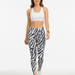 Smart Zebra Print Premium Oversized Tee With Tummy Tuck Body Shaping Leggings Co-ord Set