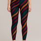 Trendy Waves Print Premium Oversized Tee With Tummy Tuck Body Shaping Leggings Co-ord Set