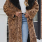 Premium Winter Fashion Snake Print Long Coat