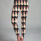 Cute Korean Heart Print Premium Oversized Tee With Tummy Tuck Body Shaping Leggings Co-ord Set