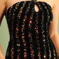 Glamorous Sequin Velvet Dress