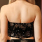 Party Fashion Sequin Crop Tube Top