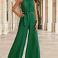 Super Stylish Sleeveless Solid Jumpsuit