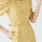 Ultramod Double Breasted Yellow Jumpsuit
