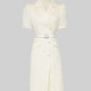 Vintage Style Irregular Bodycon Dress