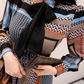 Beautiful Long Sleeve Printed Maxi Dress - Ships in 24 Hrs